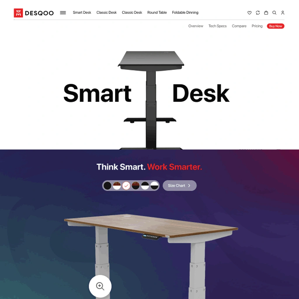 Smart Desk Dashboard Interface Design by raicreo